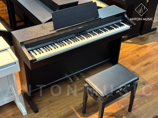 Đàn Piano Roland HP-302 R Màu Nâu Đen Gỗ Dòng Home Pianio
