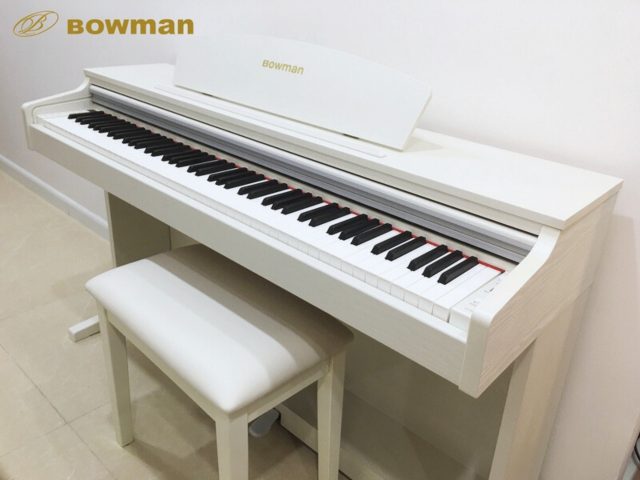 Đàn piano điện Bowman CX-200 WH (màu trắng sáng gỗ) sáng không gian, đẹp như nội thất cao cấp