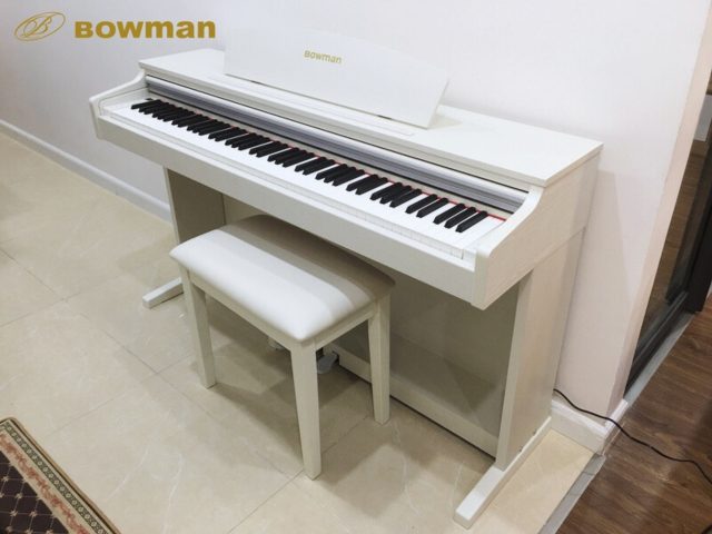 Đàn piano điện Bowman CX-200 WH (màu trắng sáng gỗ)