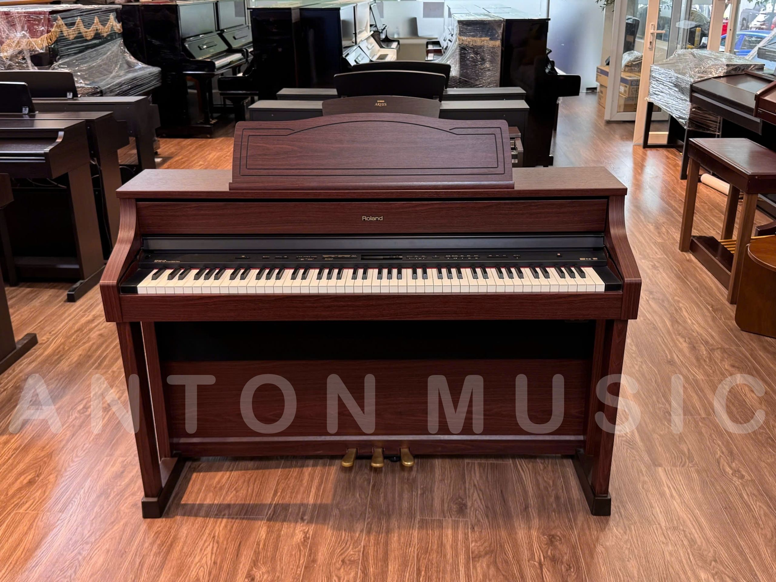 Đàn Piano Roland HP507GP Đỏ Nâu (Qua Sử Dụng) Nội Địa Nhật – Digital