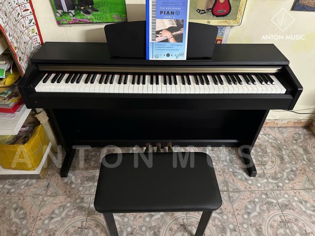 Đàn Piano Yamaha YDP-161 B Màu Đen Mun Like New Dòng ARIUS Thiết Kế Tinh Giản, Toát Lên Vẻ Thanh Lịch Dễ Vệ Sinh, Ít Bám Bụi