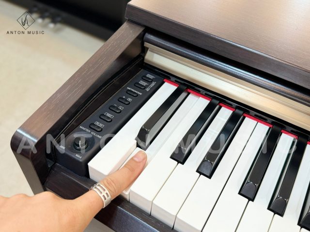 Đàn Piano Yamaha YDP-161 R Màu Nâu Đen Gỗ Hồng Mun Like New ARIUS Thiết Kế Tinh Tế, Nhẹ Nhàng, Không Chiếm Diện Tích Gia Đình