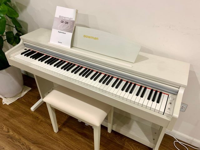 Đàn Piano Điện BOWMAN CX-230 WH Used White (Trắng) Hàn Quốc