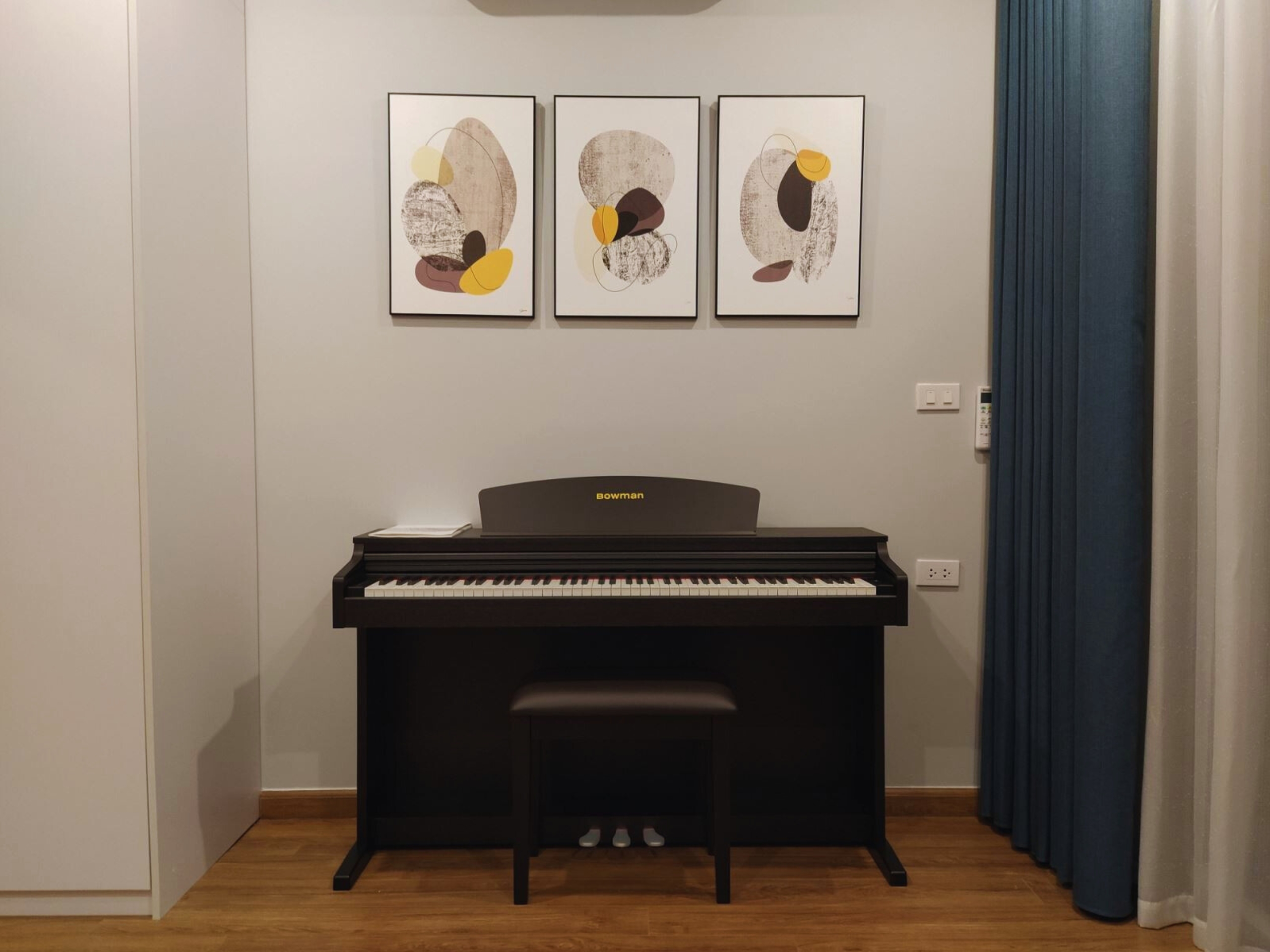 Đàn piano điện Bowman CX-200 SR (Màu nâu đen gỗ) thương hiệu Hàn Quốc