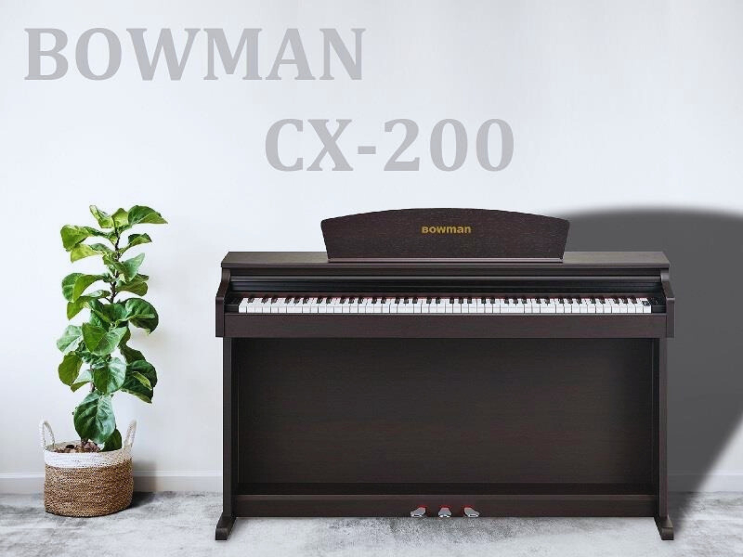 Đàn Piano Bowman CX 200 SR New Màu Nâu Đen Gỗ Hàn Quốc – Digital