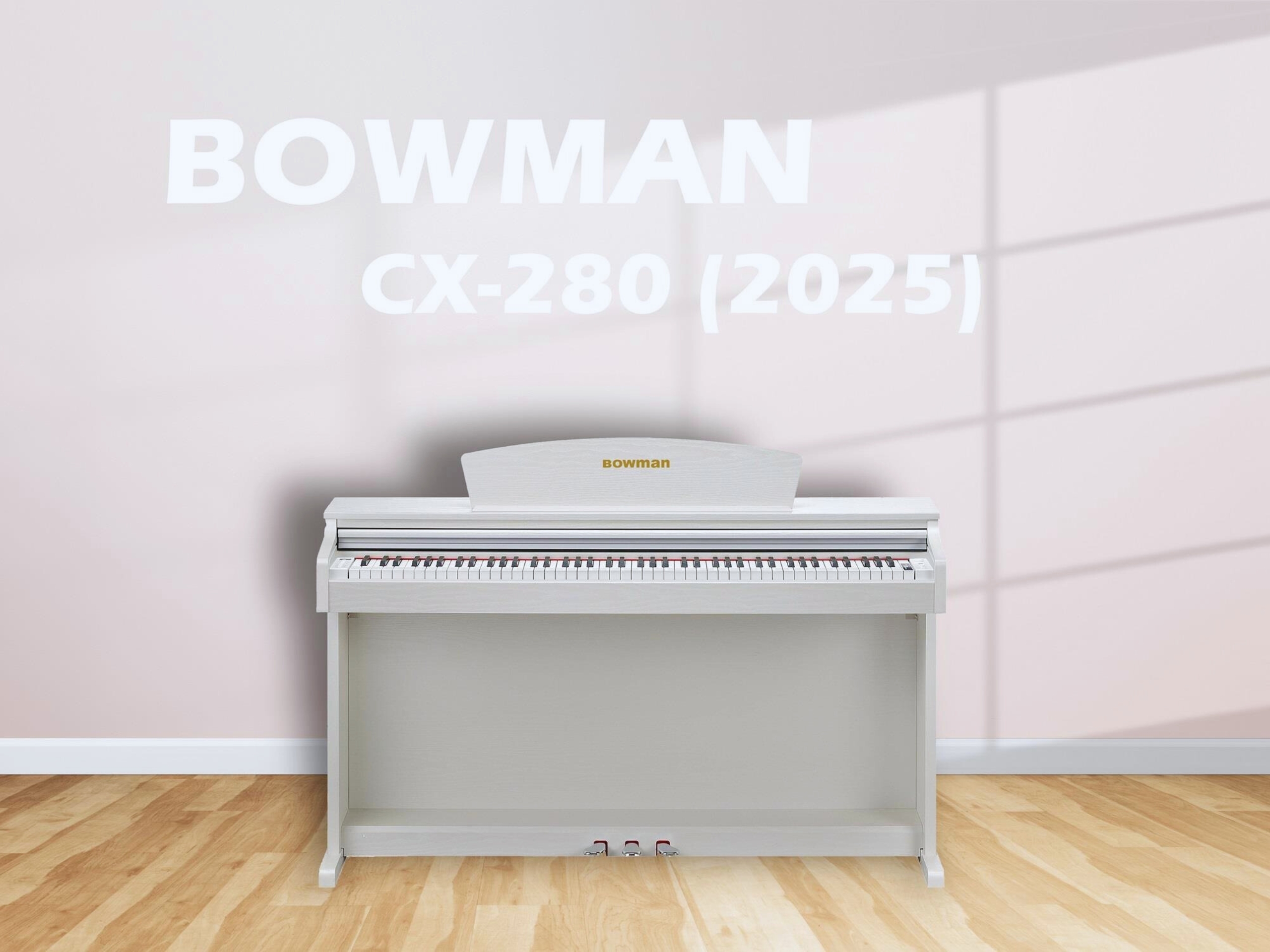 Đàn Piano Bowman CX 280 WH New Màu Trắng Ngà Nhập Khẩu Hàn Quốc – Digital