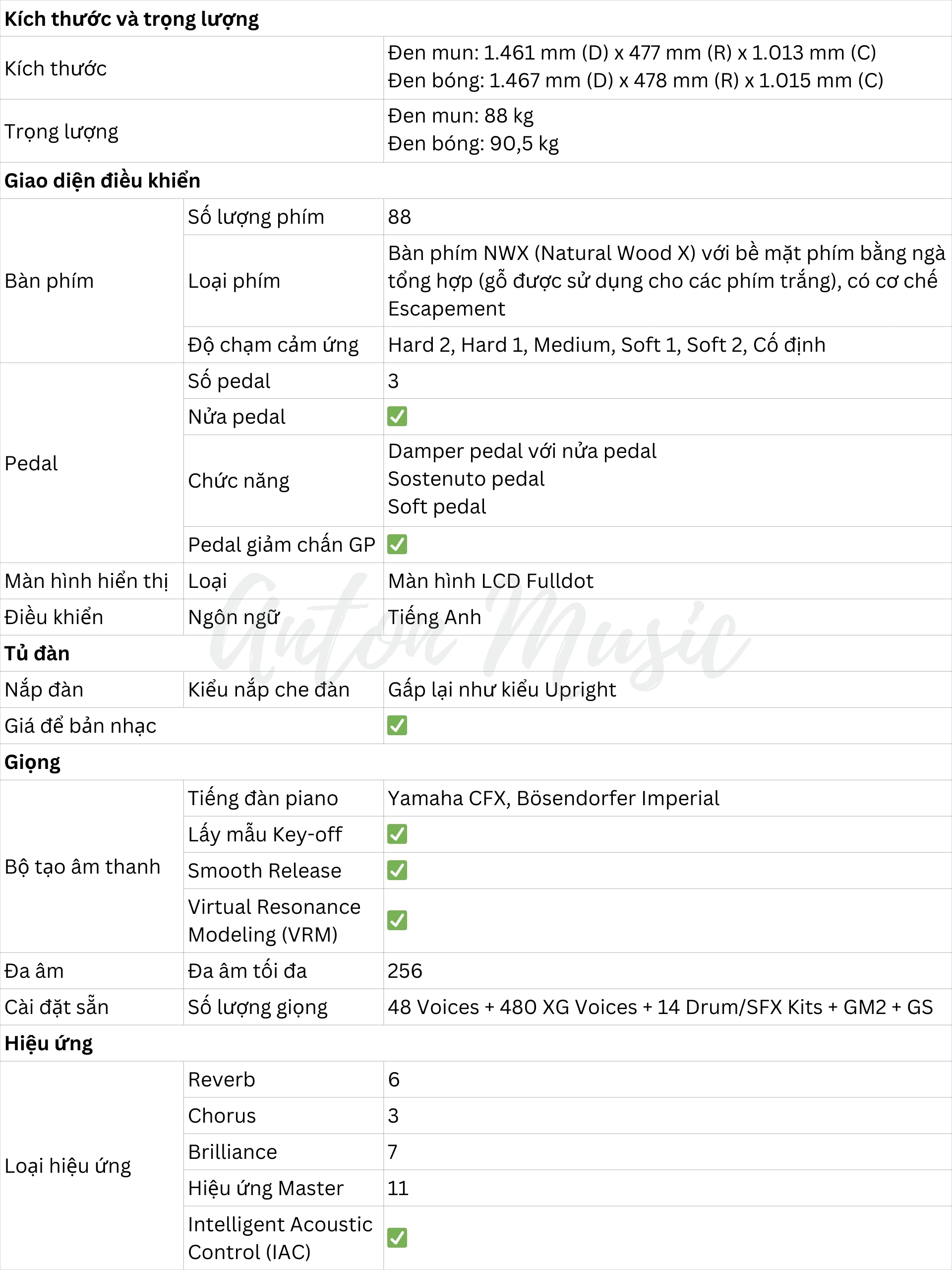 Đàn Piano Điện Yamaha CLP-585 Like New Clavinova (500 Series)