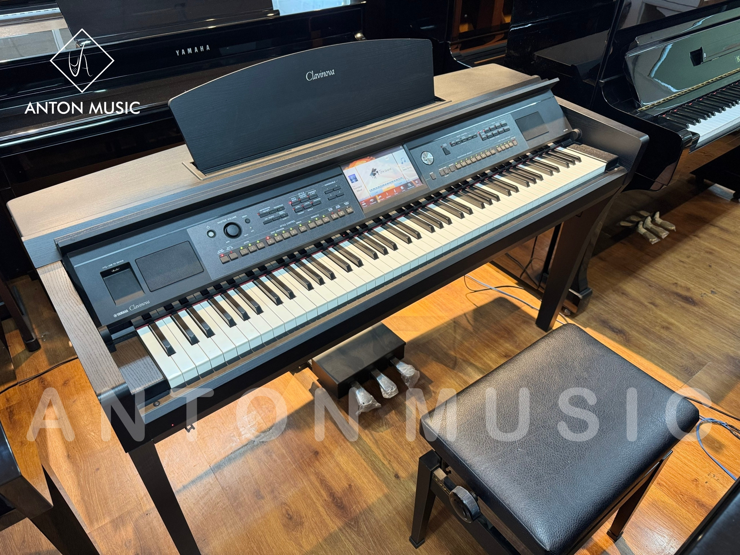 Đàn piano đa năng Yamaha CVP-709 đen gỗ (CVP-709 B) dòng Clavinova Versatile Piano (CVP 700 Series)