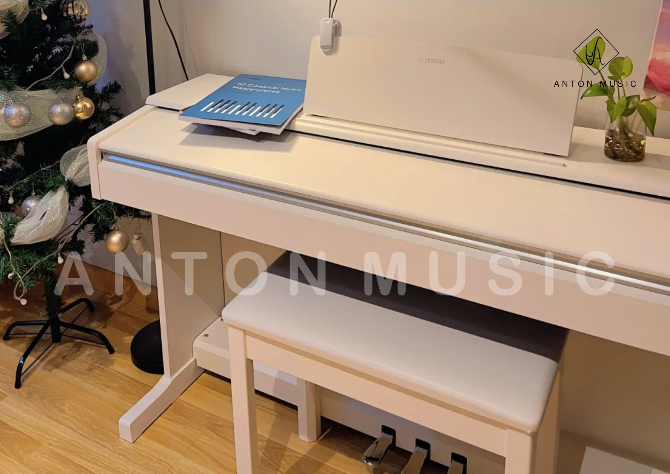 Đàn Piano Điện Yamaha YDP-145 WH Used White (Trắng) ARIUS