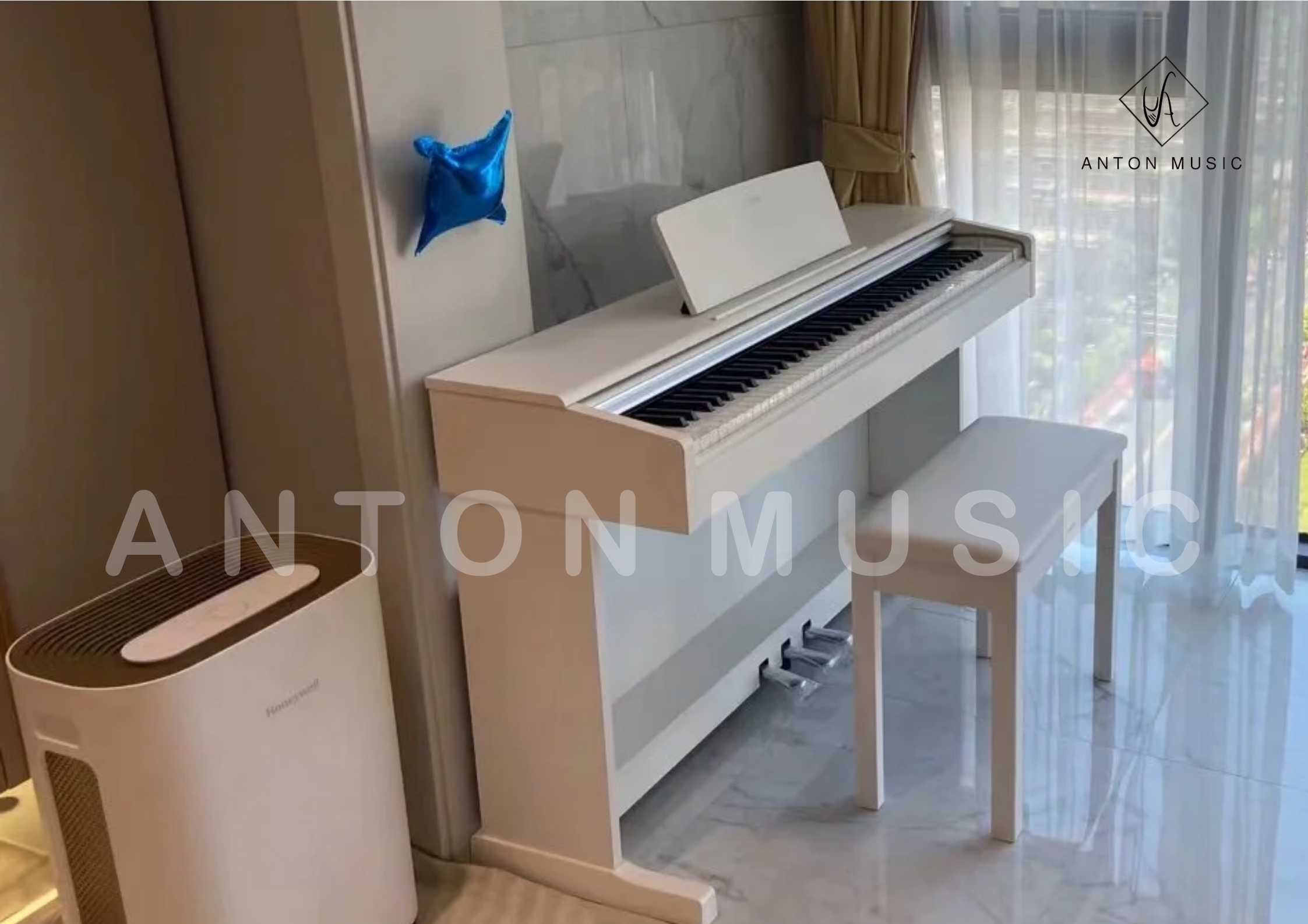 Đàn Piano Điện Yamaha YDP-145 WH Used White (Trắng) ARIUS