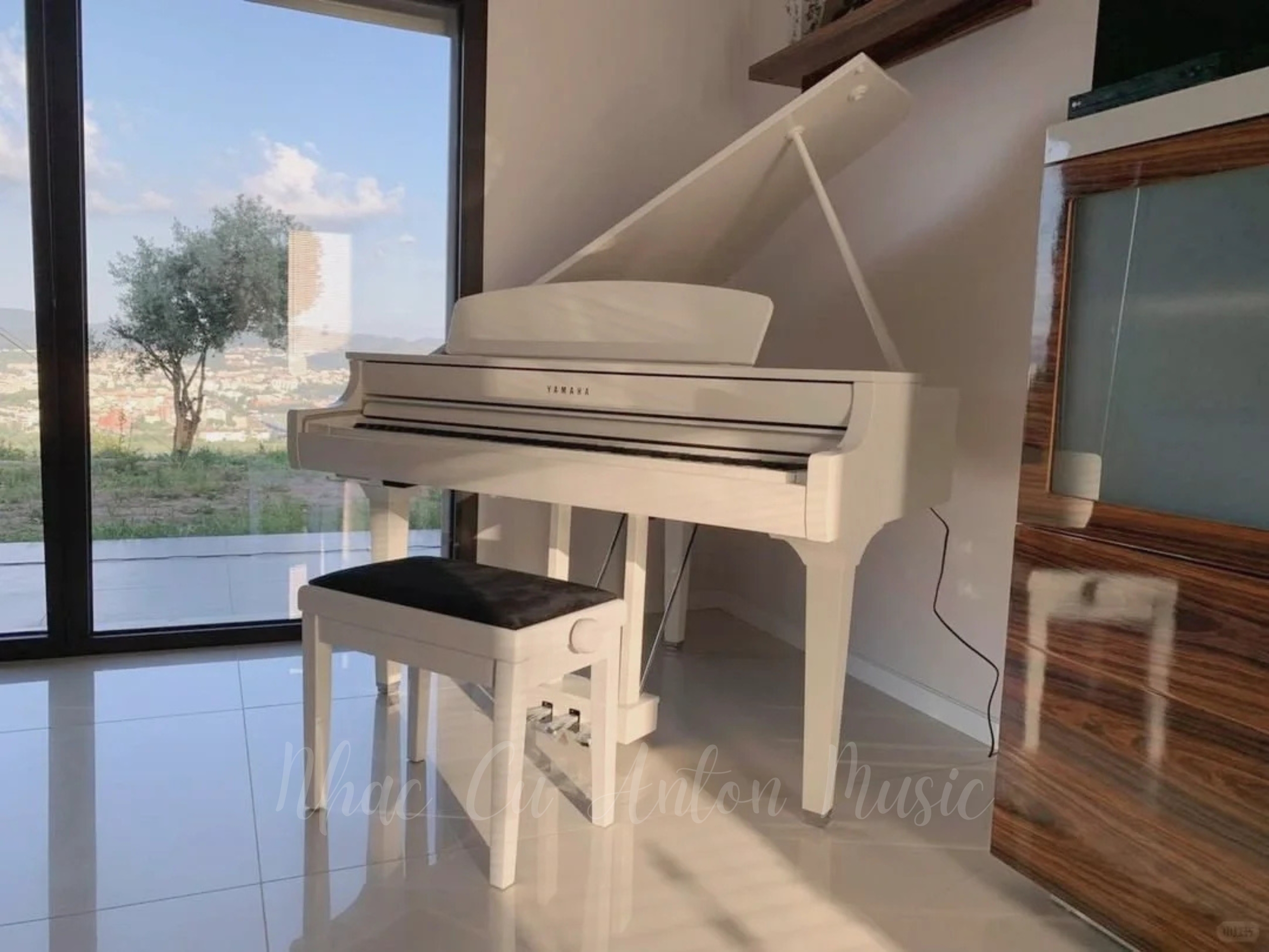 Đàn Piano Điện Dáng Grand Yamaha CLP-795GP-PW Màu Trắng Bóng Cao Cấp (700 Series)