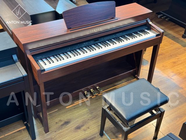 Đàn Piano Điện Yamaha CLP-430M Màu Đỏ Nâu Gỗ Gụ Like New Clavinova (400 Series)