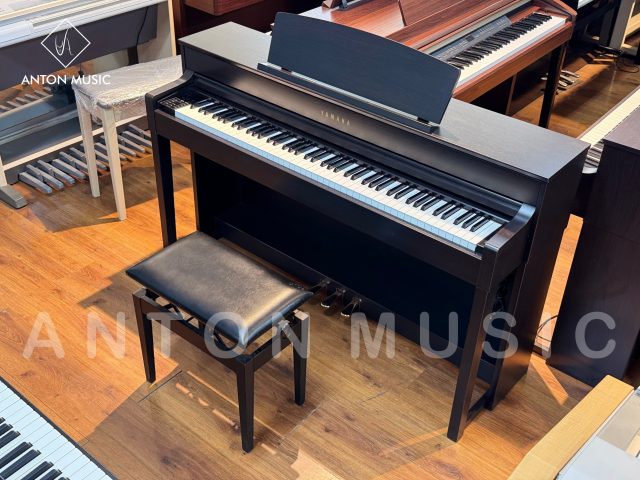 Đàn Piano Điện Yamaha CLP 575R Màu Nâu Đen Like New Dòng Clavinova (500 Series)