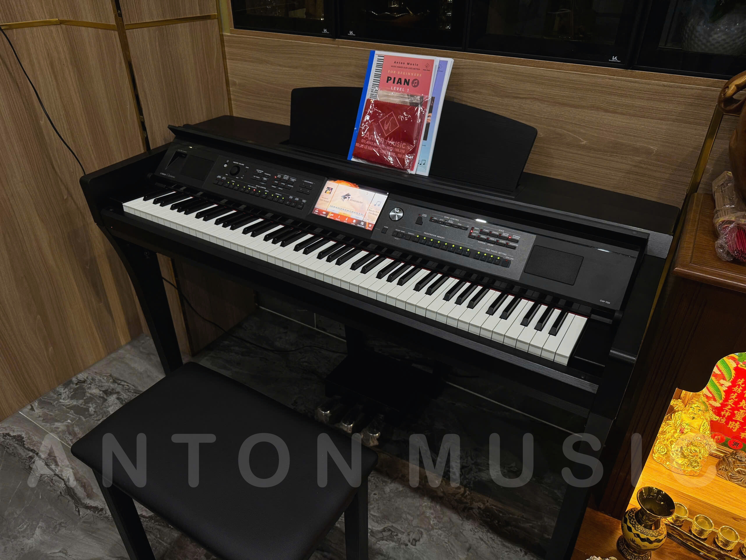Đàn piano đa năng Yamaha CVP-709 đen gỗ (CVP-709 B) dòng Clavinova Versatile Piano (CVP 700 Series)