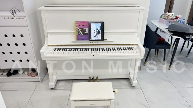 Đàn piano cơ Yamaha U3H Trắng - Upright Yamaha chính hãng