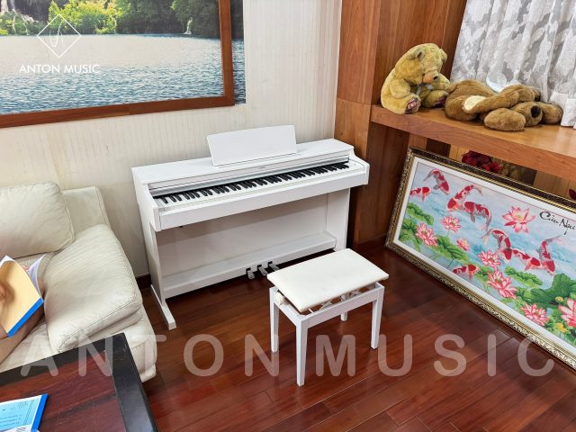 Yamaha YDP-164WH ARIUS Trắng Sáng Mang Lại Sự Thanh Lịch Cho Mọi Góc Nhà Phong Cách Tối Giản, Scandinavian