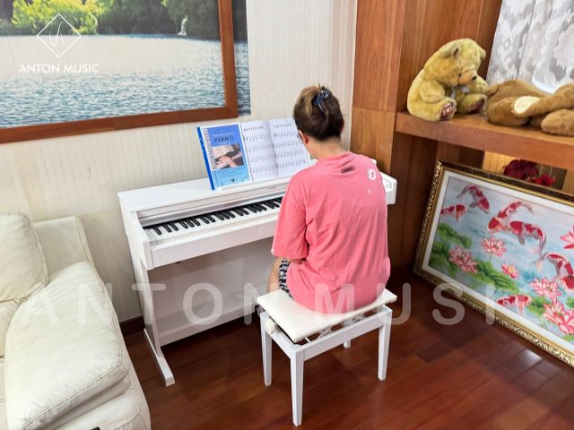 Yamaha YDP-164WH ARIUS Trắng Sáng Mang Lại Sự Thanh Lịch Cho Mọi Góc Nhà Phong Cách Tối Giản, Scandinavian