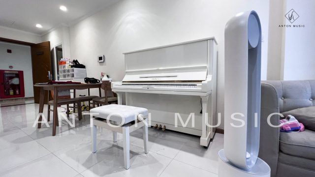 Đàn piano cơ Yamaha U3H Trắng - Upright Yamaha chính hãng