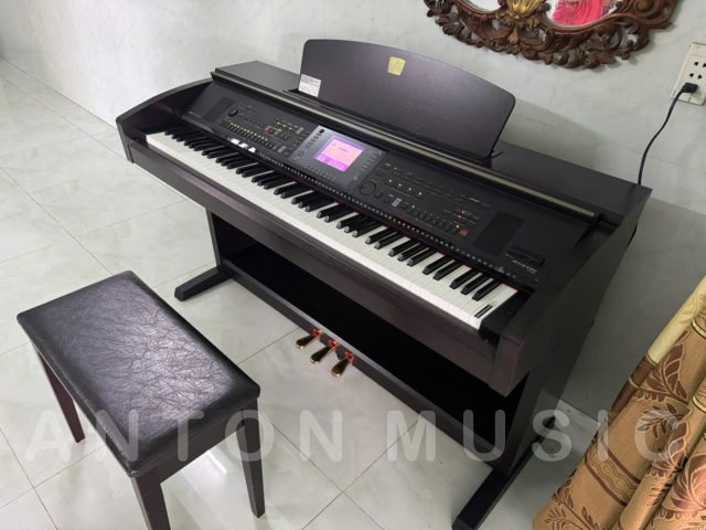 Đàn Piano Yamaha CVP-303 R Màu Nâu Đen Gỗ Hồng Dòng Clavinova Versatile Piano Đa Chức Năng (CVP 300 Series)