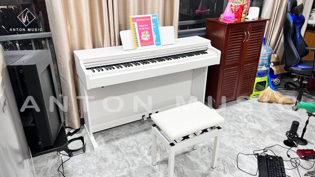 Đàn Piano Yamaha YDP163WH Màu Trắng Sáng Thanh Lịch, Tinh Tế, Chuẩn Phong Cách Scandinavian