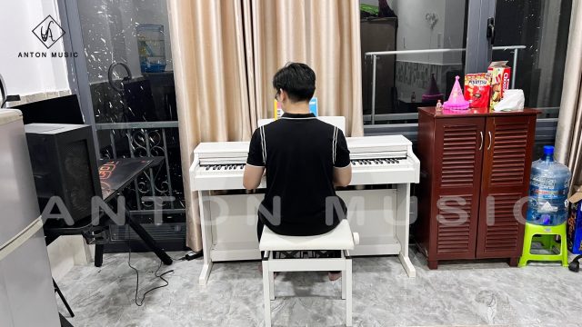 Đàn Piano Yamaha YDP163WH Màu Trắng Sáng Thanh Lịch, Tinh Tế, Chuẩn Phong Cách Scandinavian