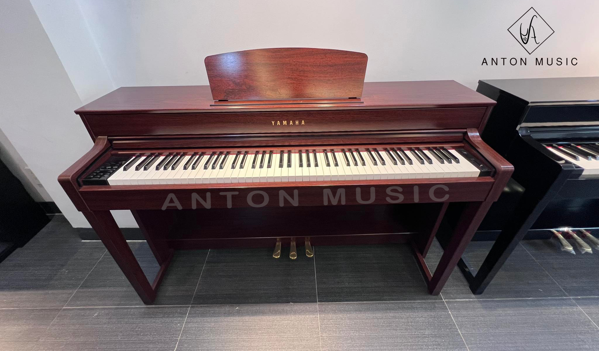 Đàn Piano Điện Yamaha CLP-535 M Used Mahogany (Gỗ Gụ) Clavinova