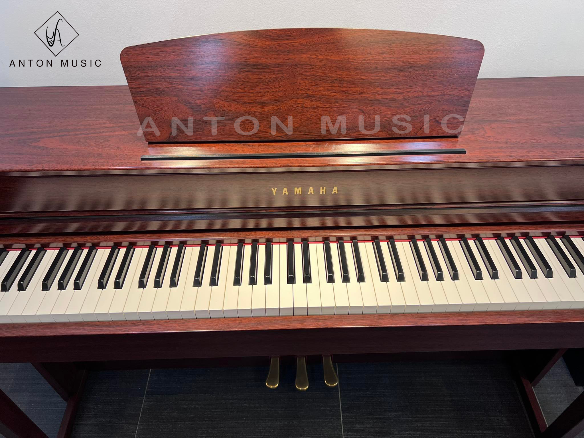 Đàn Piano Điện Yamaha CLP-535 M Used Mahogany (Gỗ Gụ) Clavinova