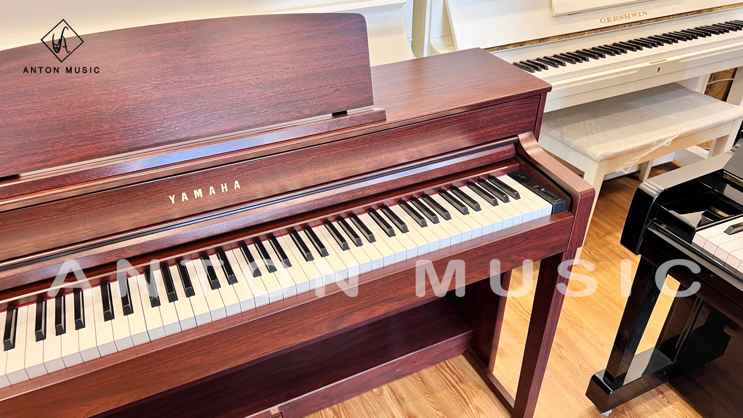 Đàn Piano Điện Yamaha CLP-535M Màu Nâu Đỏ Gỗ Giá Tốt Nhất