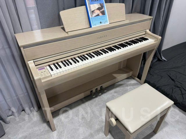 Đàn Piano Điện Yamaha CLP-675WA Màu Trắng Kem Ngà (600 Series) Clavinova