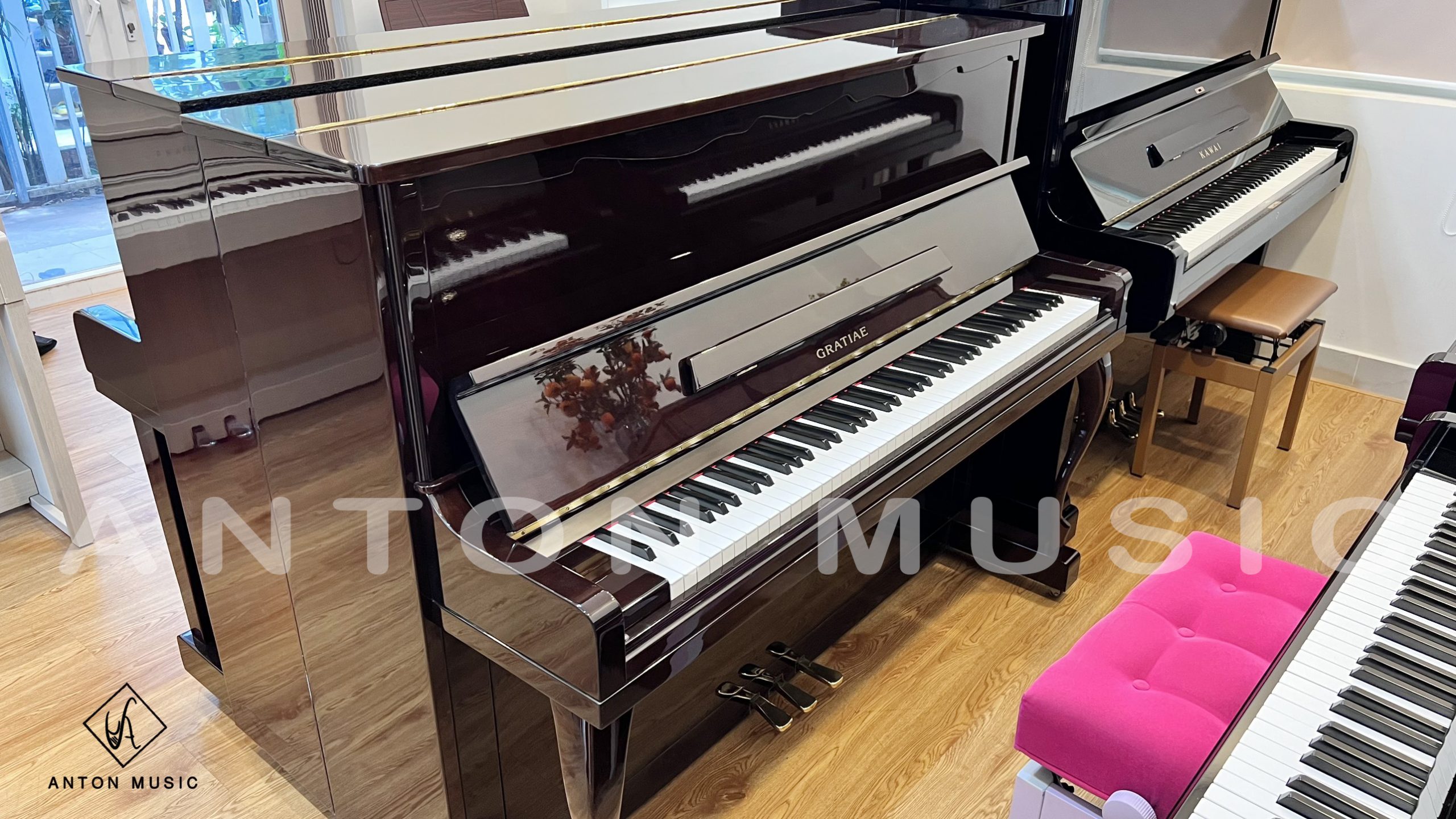 Piano Upright Gratiae PU120CWP