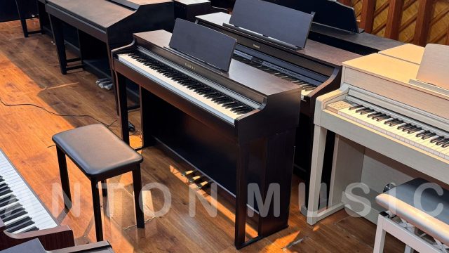 Đàn piano điện Kawai CN27R nâu đen tầm trung đáng mua cho người mới học