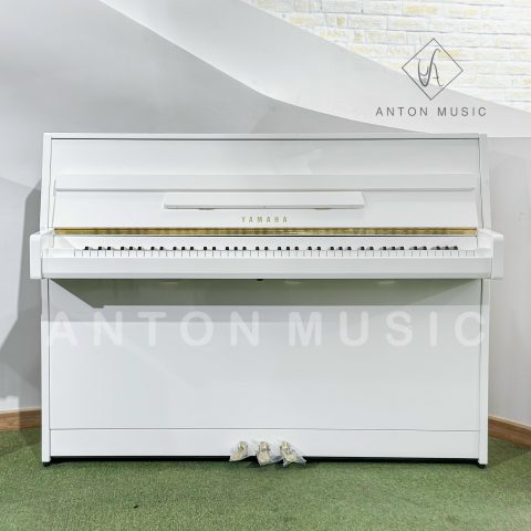 Đàn Piano Cơ Yamaha JU109 PWH New Polished White (Trắng Bóng)