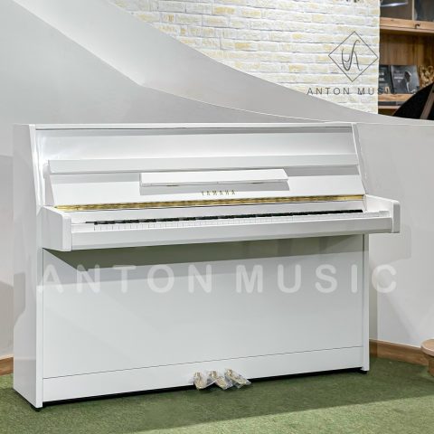 Đàn Piano Cơ Yamaha JU109 PWH New Polished White (Trắng Bóng)