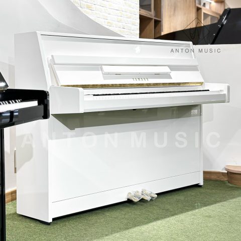 Đàn Piano Cơ Yamaha JU109 PWH New Polished White (Trắng Bóng)