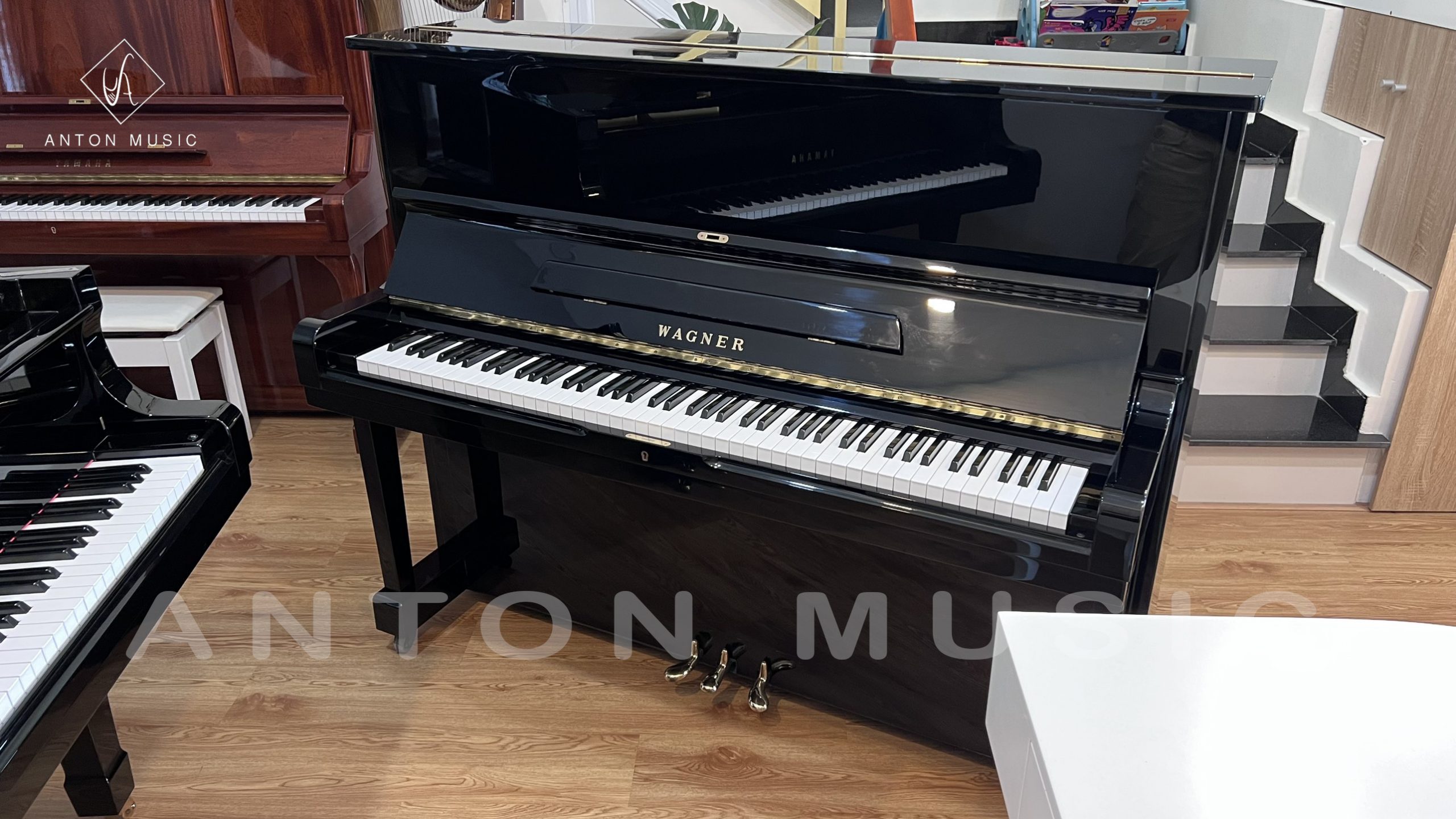 Đàn Piano cũ Nhật Bản Wagner