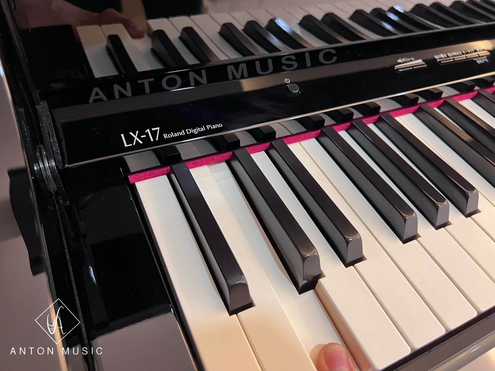 Đàn Piano Điện Roland LX17-PE Used (Đen Bóng) Hybrid Tủ Đàn Upright