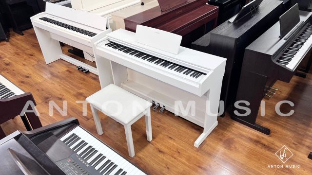 Đàn Piano Điện Yamaha YDP-144WH Like New Màu Trắng Sáng ARIUS Màu Gỗ Sáng Tinh Tế, Phù Hợp Gia Đình Trẻ