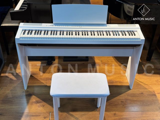 Đàn Piano Yamaha P-125 WH Màu Trắng Bản Chân Gỗ Pedal Rời FC-5 Dòng Portable Di Động Nhỏ Gọn