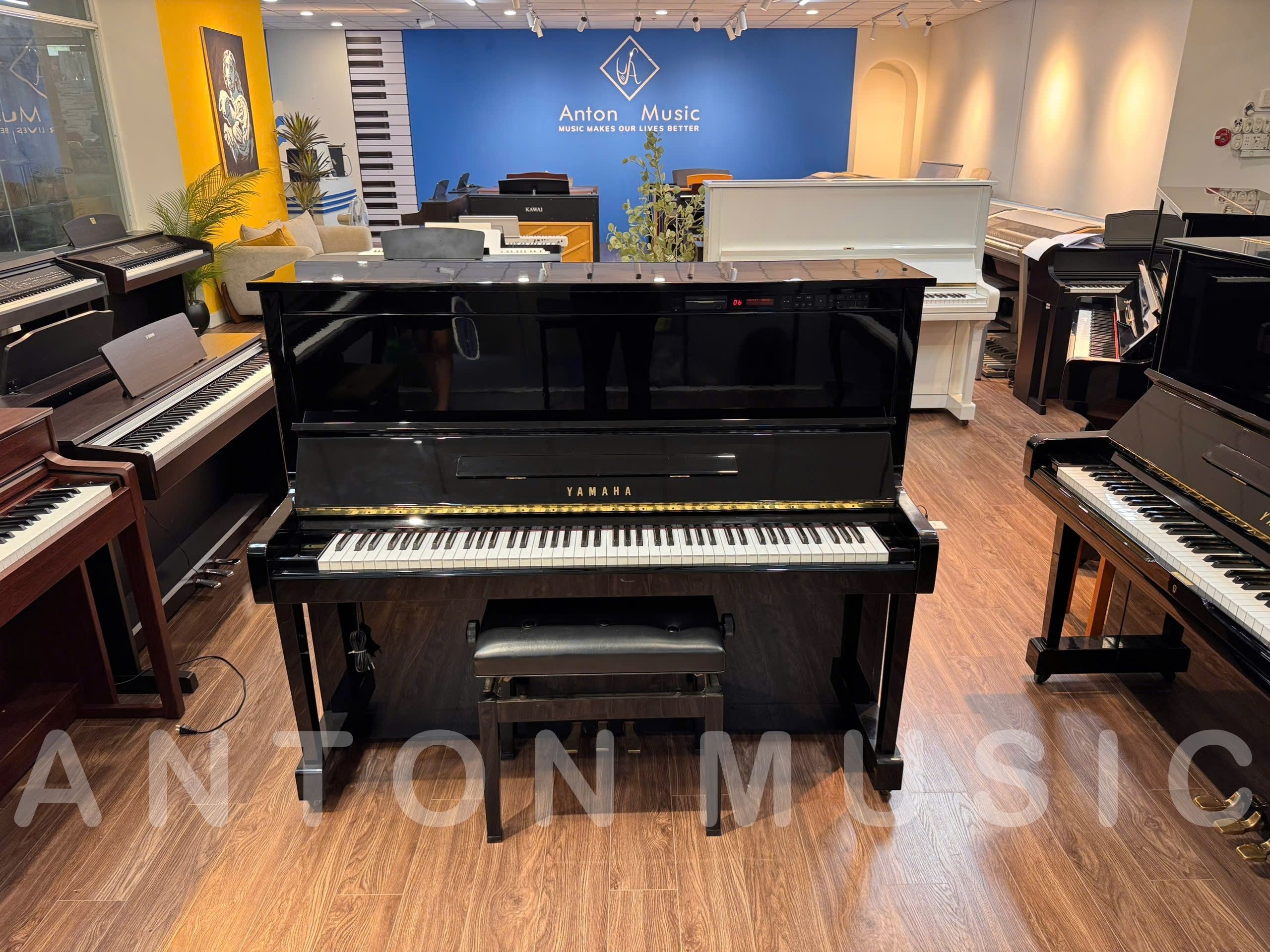 Đàn Cơ Yamaha MX100MR Đen Bóng Size U2 (Qua Sử Dụng) Disklavier Tự Chơi – Upright Đàn Cơ Yamaha MX100MR Đen Bóng Size U2 (Qua Sử Dụng) Disklavier Tự Chơi – Upright