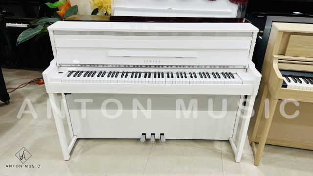 Đàn Piano Điện Hybrid Yamaha NU1 PBW Used Polished White (Trắng Bóng) AvantGrand