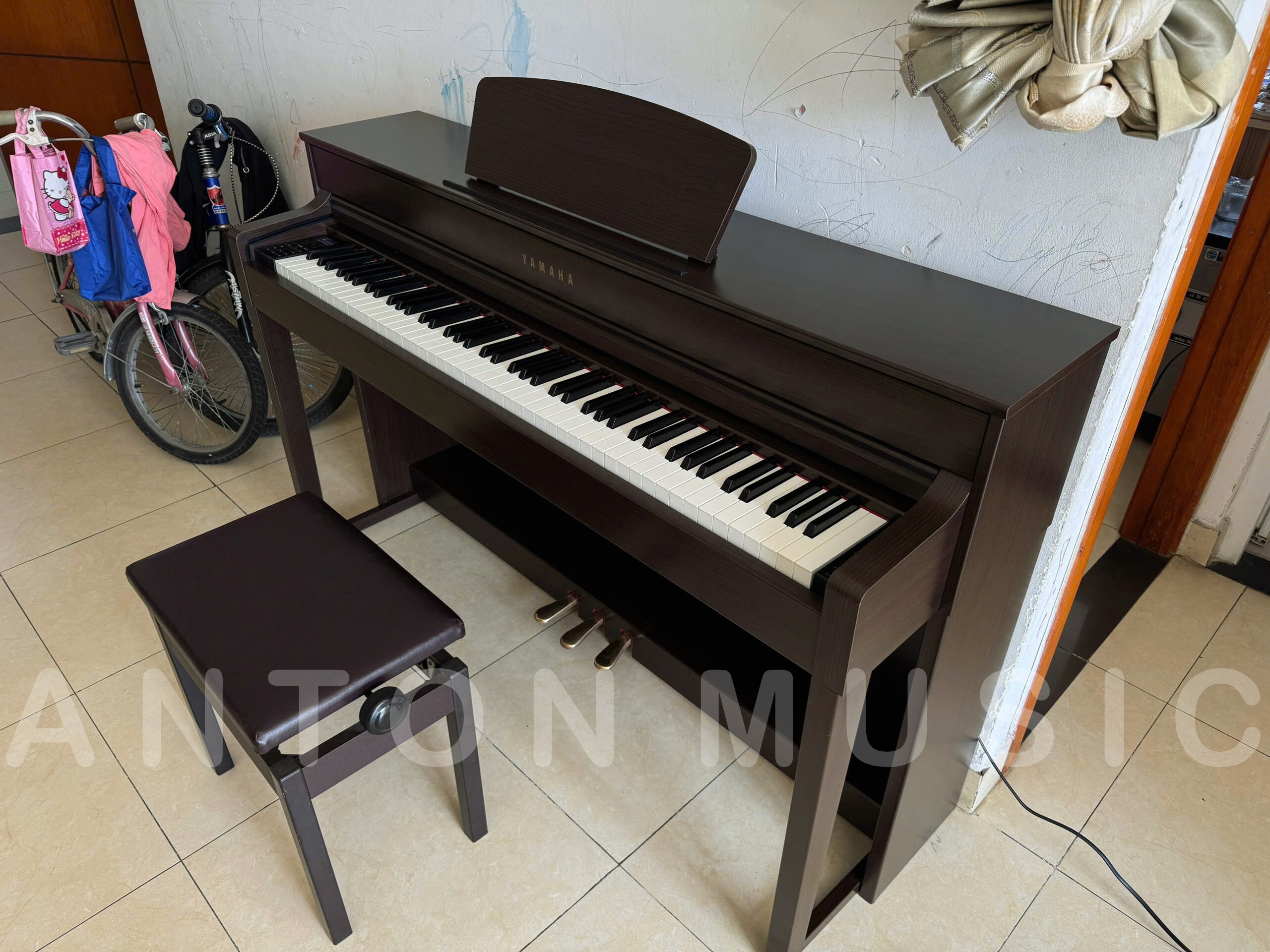 Đàn Piano Yamaha SCLP 5350 Like New Clavinova Bản Nội Địa Nhật Hợp Tác Với Shimamura – Digital