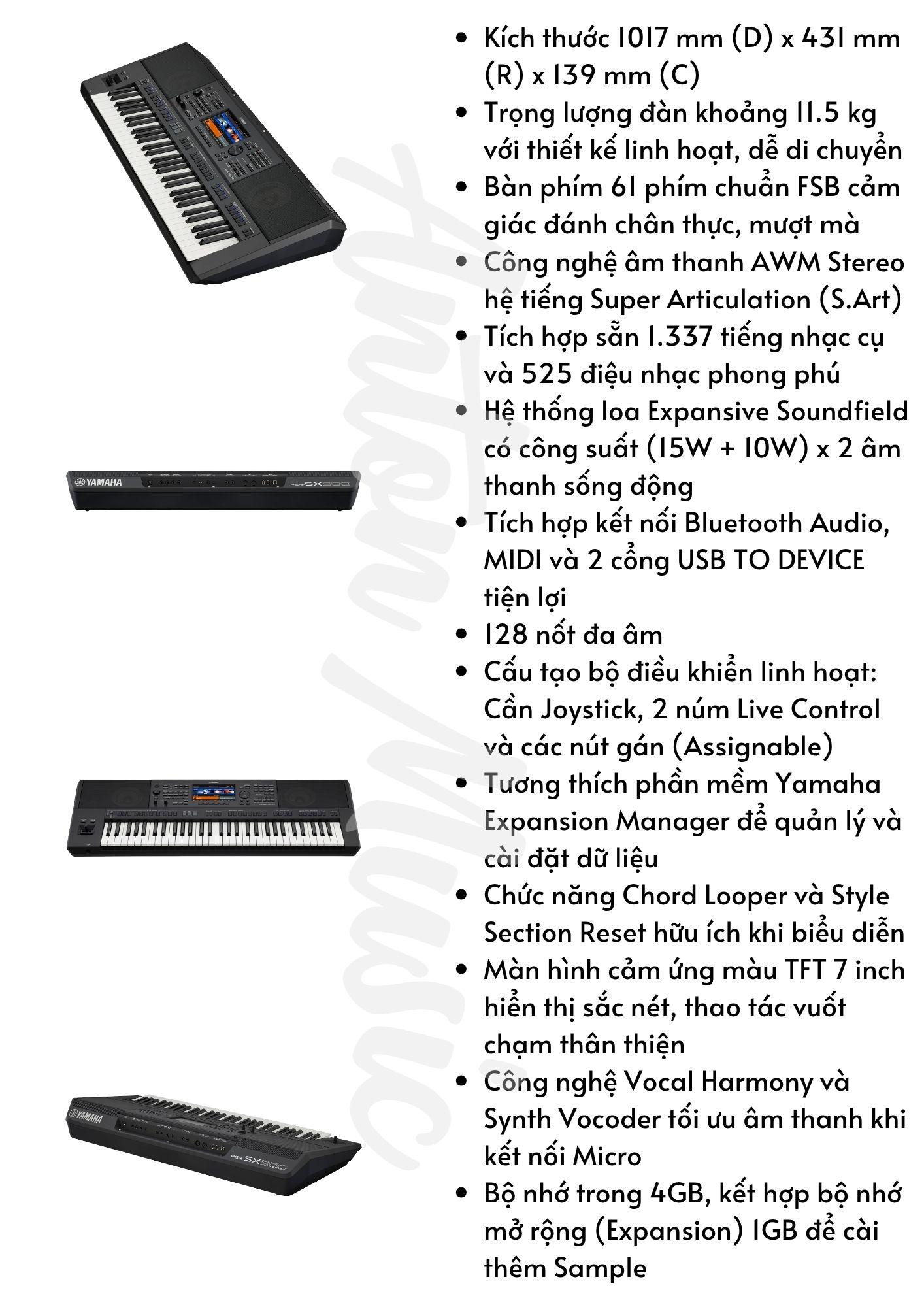 Đàn Organ đánh show Yamaha SX900 là model cao cấp dễ tiếp cận hiện nay dành cho các nhạc công