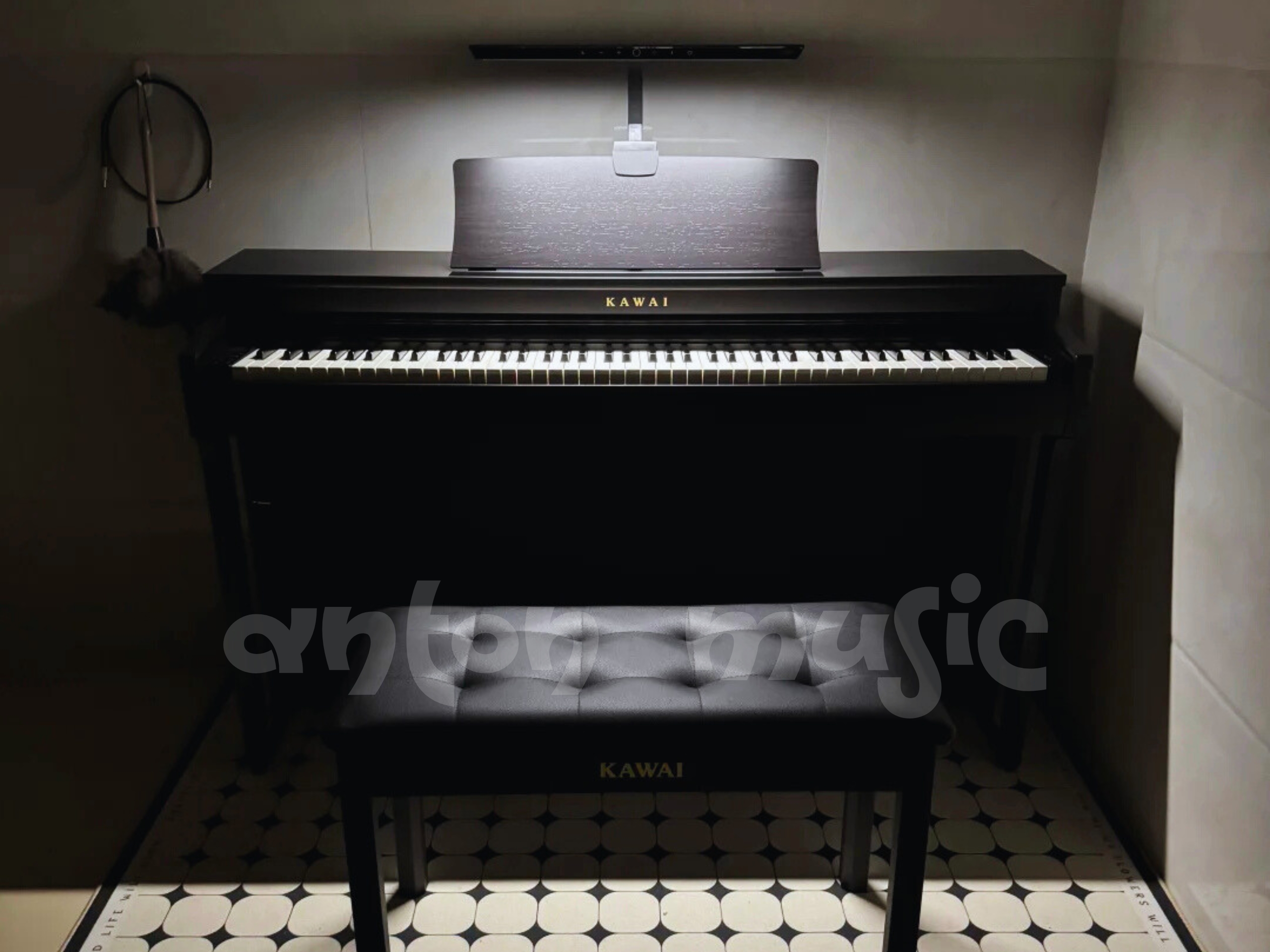 Đàn piano Kawai CN-201 màu nâu đen (CN-201 R) tủ đứng chắc chắn thiết kế sang trọng cho gia đình hiện đại
