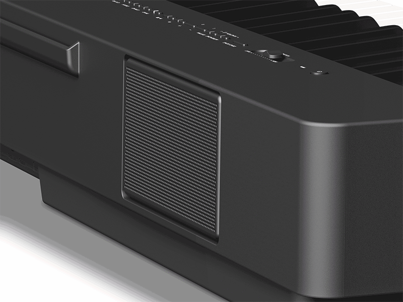 Yamaha P-225 trang bị lên đến 4 củ loa trong đó có 2 củ loa hình bầu dục (Oval) có kích thước 12 cm x 8 cm đồng thời kết hợp với 2 loa tweeter kích thước 5 cm
