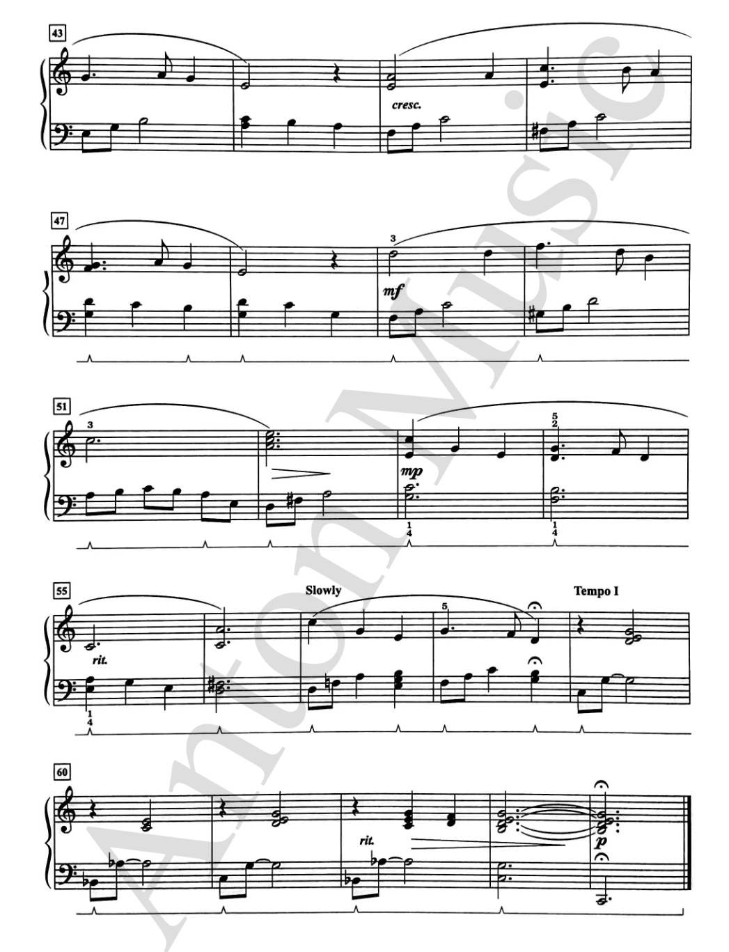 Silent Night (Đêm Thánh Vô Cùng) Sheet Piano Miễn Phí