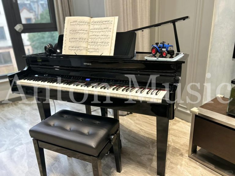 Đàn Piano Điện Roland GP-6 PES Used Polished Ebony (Đen Bóng) Baby Grand