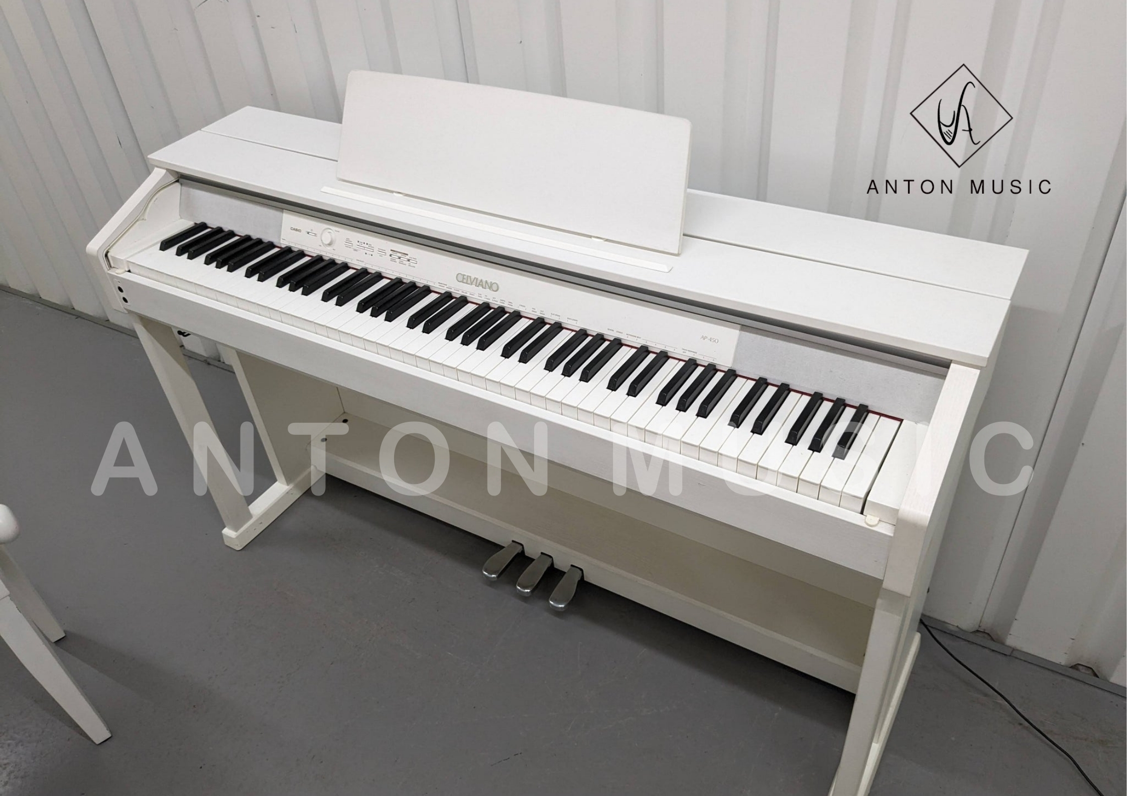 N Piano I N Casio Ap We Tr Ng G White Wood Celviano Used