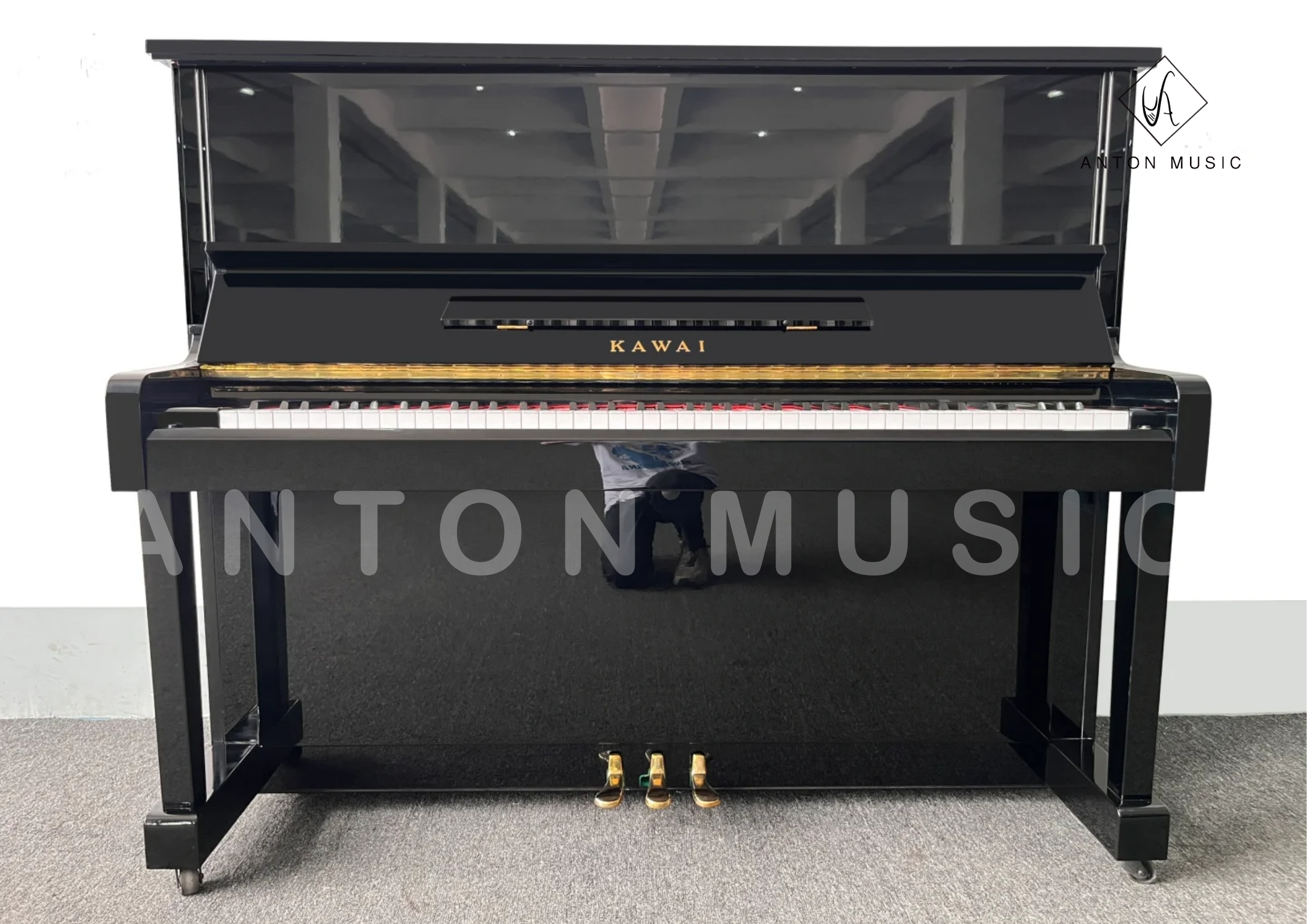 Đàn Piano Cơ Kawai KS-1A PE Used Polished Ebony (Đen Bóng)