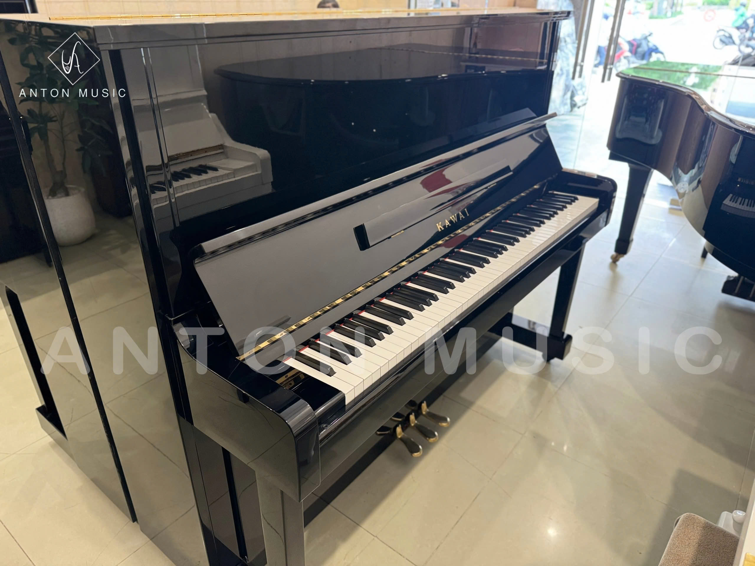 Đàn Piano Cơ Kawai KS-1A PE Used Polished Ebony (Đen Bóng)