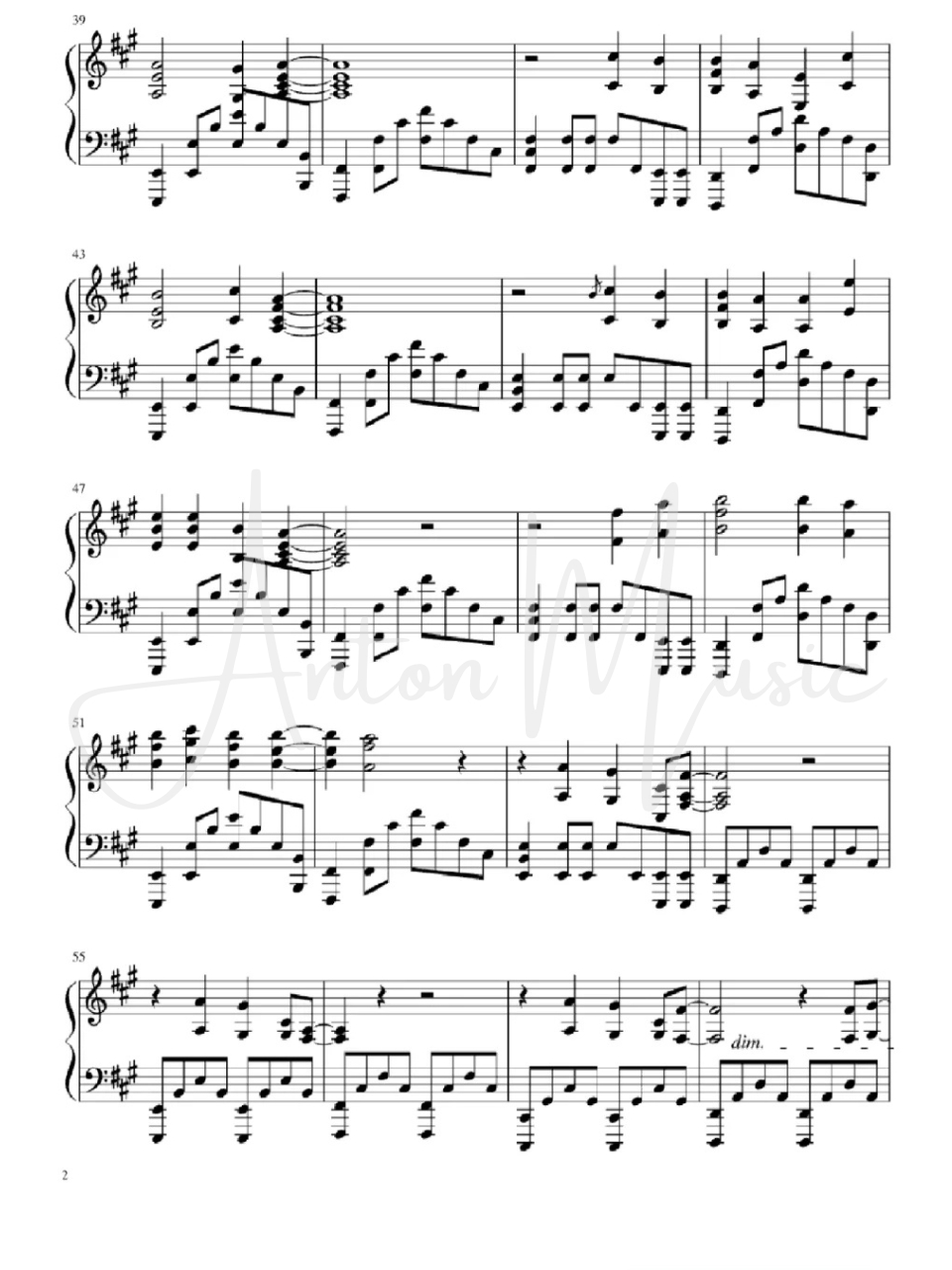Call Of Silence Sheet Piano Miễn Phí: Attack of Titan OST (Trang 2/3)